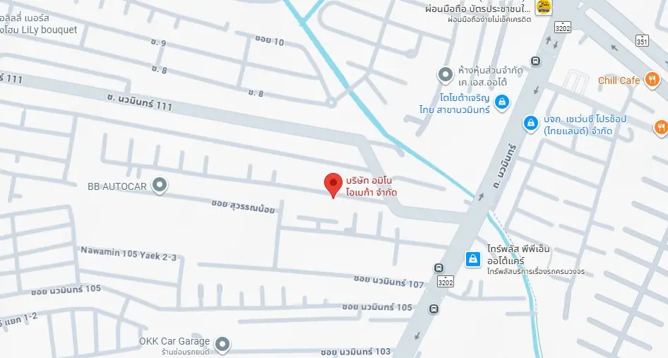 แผนที่ AMINO OMEGA